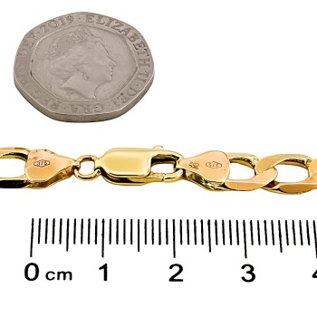 9ct gold 27.7g 21 inch curb Chain